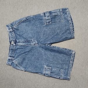 Vintage Blue Women's Cargo Shorts